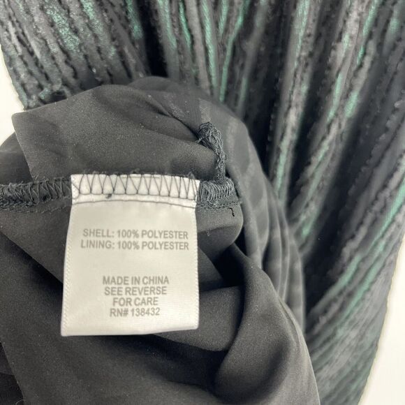 Modcloth Dress Size Medium Womens Green Your Time to Shine Maxi Boho Stripe - Picture 7 of 8